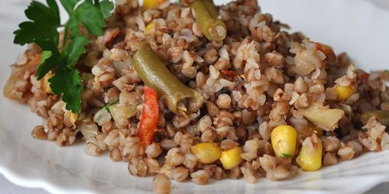 Гречка с овощами в мультиварке
