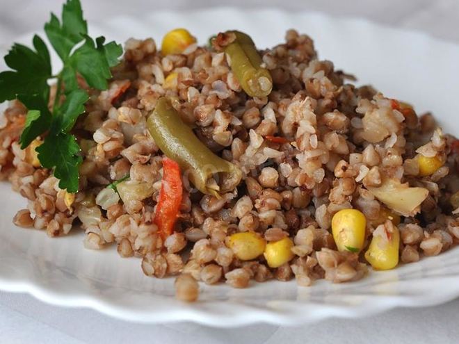 Рецепт гречки с овощами в мультиварке