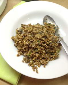 Гречка с шампиньонами