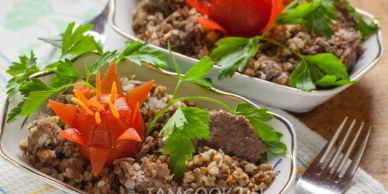 Гречка с тушенкой в скороварке