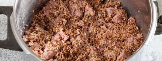 гречка с тушенкой в скороварке. Шаг 4