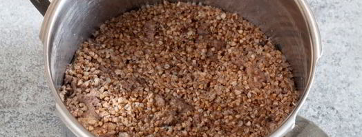 гречка с тушенкой в скороварке. Шаг 7