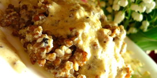 Гречка с яйцом