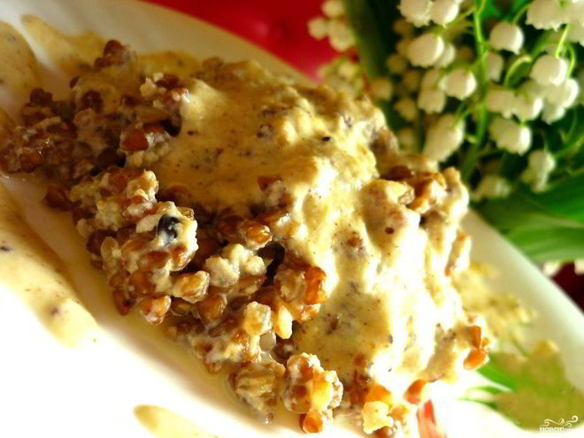 Рецепт гречки с яйцом