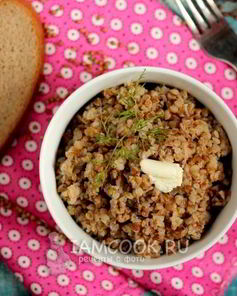 Гречка со свиным фаршем