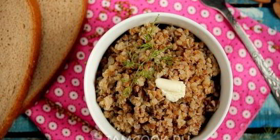 Гречка со свиным фаршем