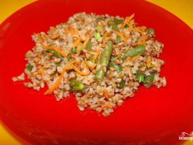 Рецепт гречки, тушенной с овощами
