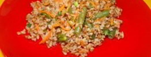 гречка, тушенная с овощами. Шаг 5