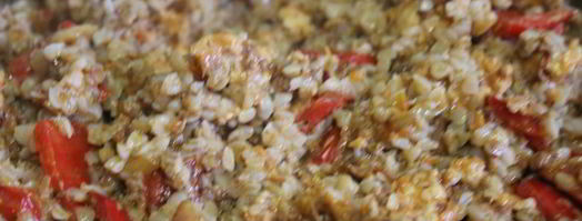 гречневая каша с болгарским перцем и фаршем. Шаг 9