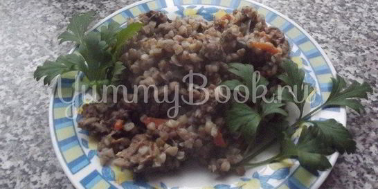 Гречневая каша с фаршем в мультиварке