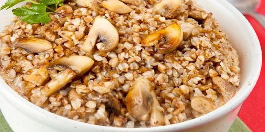 Гречневая каша с грибами в мультиварке