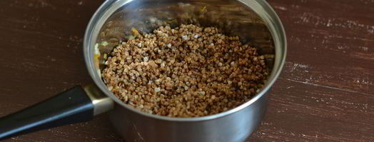 гречневая каша с грибами. Шаг 9