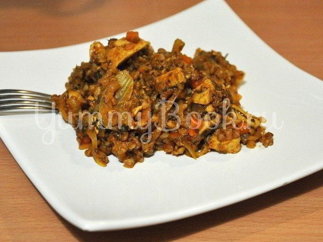 Рецепт гречневой каши с курицей