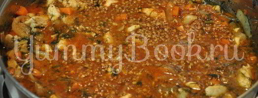 гречневая каша с курицей. Шаг 8