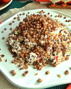 Гречневая каша с творогом