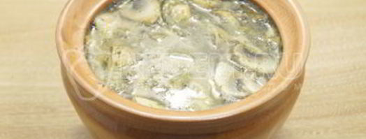 постная гречка с грибами в горшочке. Шаг 7