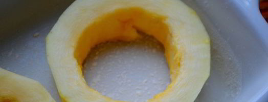 грибная каша в кабачке. Шаг 4