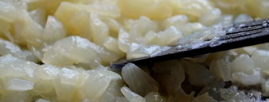 грибная каша в кабачке. Шаг 5