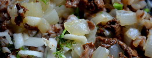 грибная каша в кабачке. Шаг 6