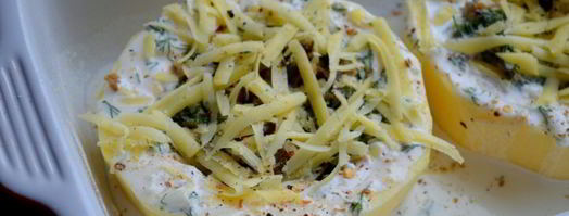 грибная каша в кабачке. Шаг 8