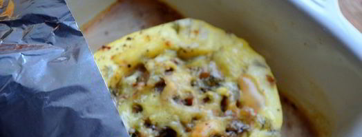 грибная каша в кабачке. Шаг 9