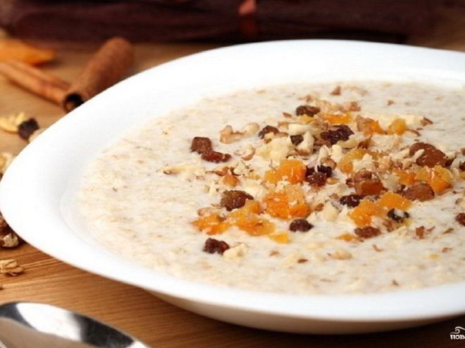 Рецепт каши геркулесовой в мультиварке