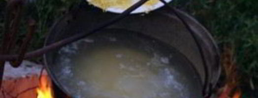 каша на костре. Шаг 5