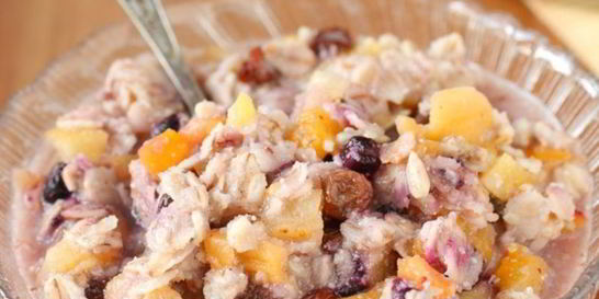 Каша на воде с сухофруктами