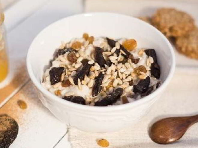 Рецепт каши овсяной с сухофруктами