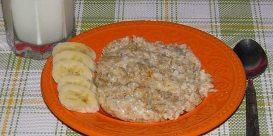 Каша овсяная в мультиварке на молоке
