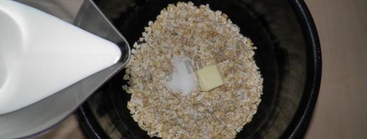 каша овсяная в мультиварке на молоке. Шаг 7