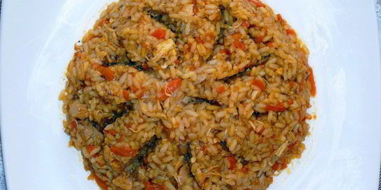 Каша рисовая со свининой