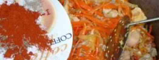 каша рисовая со свининой. Шаг 5