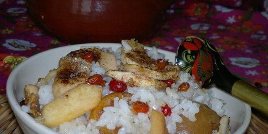 Каша рисовая в духовке