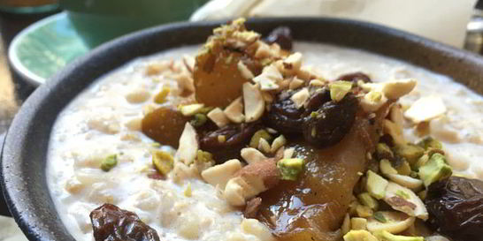 Каша с черносливом