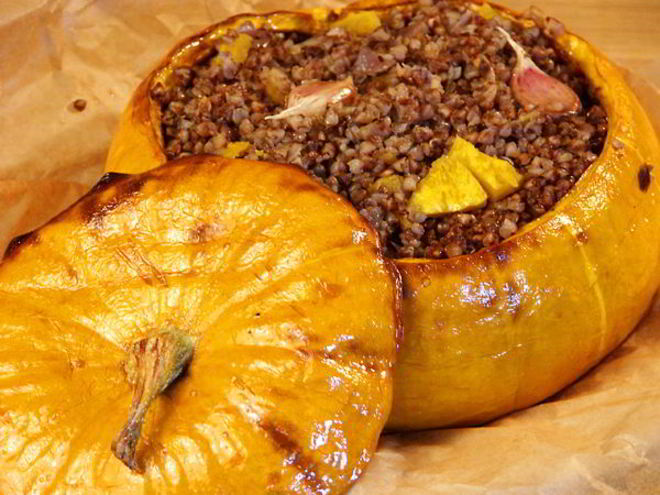 Рецепт каши в тыкве