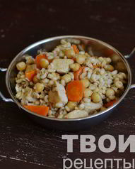 Каши с курицей