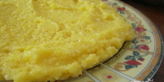 Каша из кукурузной крупы на воде