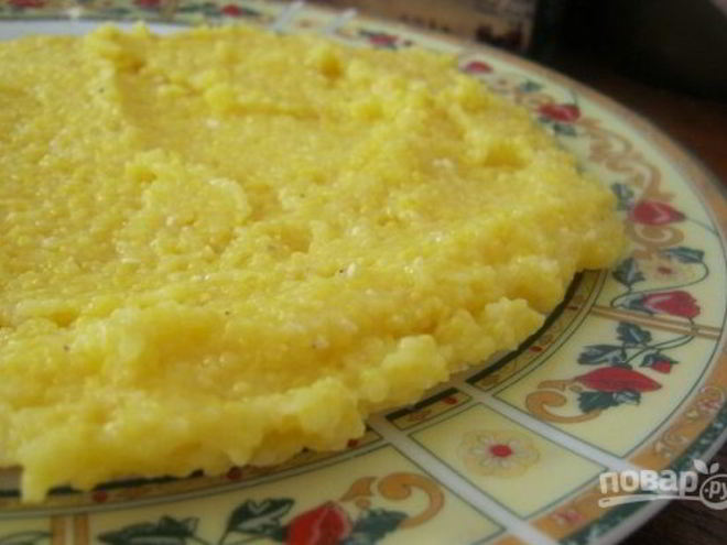 Рецепт каши из кукурузной крупы на воде