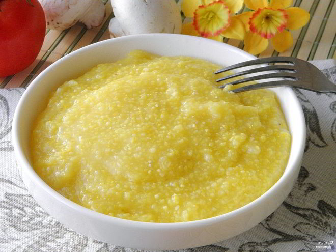 Рецепт каши кукурузной на воде