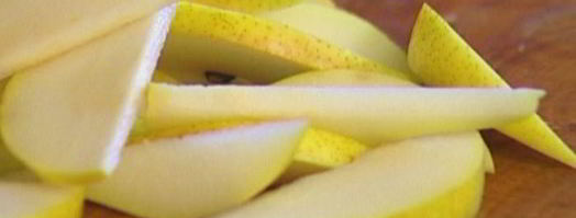 кукурузная каша с грушей, изюмом и клюквой. Шаг 4