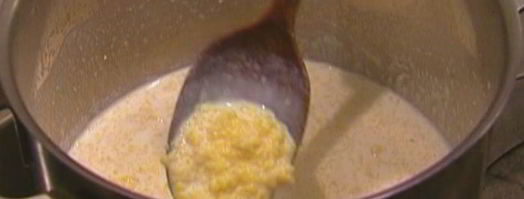 кукурузная каша с тыквой и грецкими орехами. Шаг 4