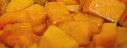 кукурузная каша с тыквой и грецкими орехами. Шаг 6