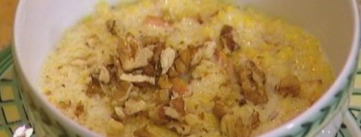 кукурузная каша с тыквой и грецкими орехами. Шаг 8