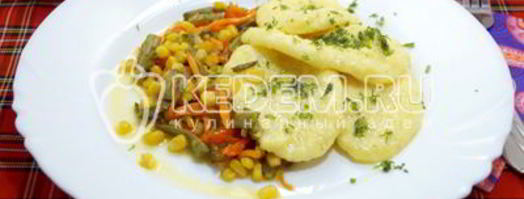 кукурузная полента с овощами. Шаг 10