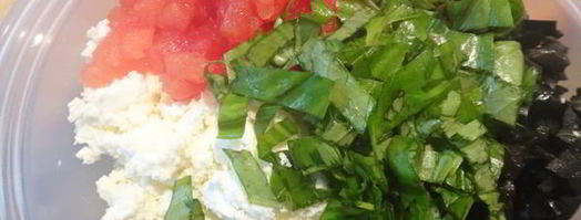 пикантная полента с копченными колбасками. Шаг 5