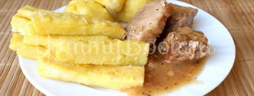 полента из кукурузной муки. Шаг 8