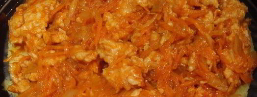 полента с фаршем и сыром. Шаг 5