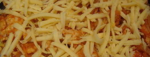 полента с фаршем и сыром. Шаг 6