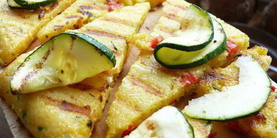 Полента с кабачками